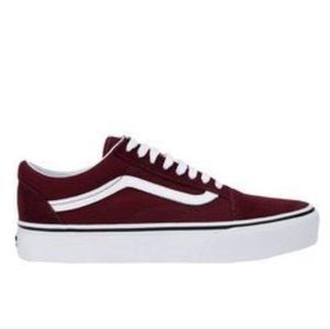 Maroon vans